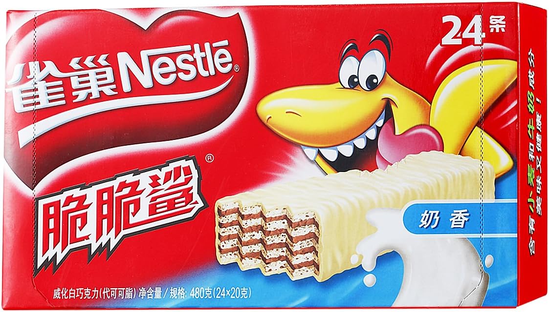 nestle雀巢奶香味夹心威化480g(20g*24条)